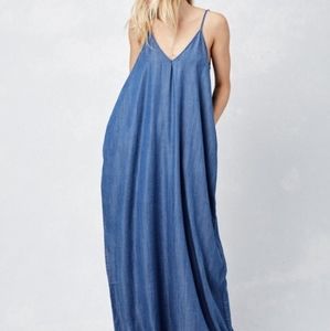 Lovestitch Denim Maxi Dress